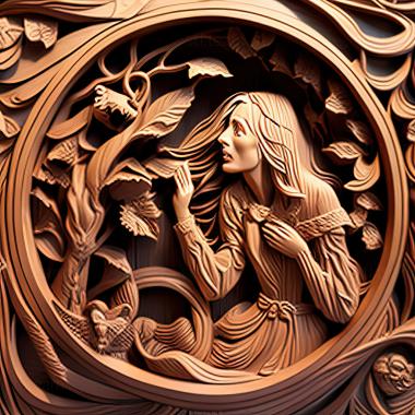 3D model Rapunzel A complicated story (STL)